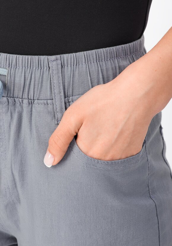 Брюки на резинке с декором шир.  580, рис. 24