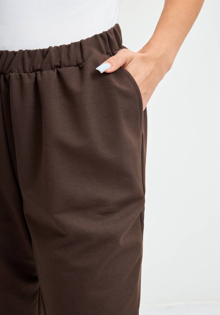 Брюки из трикотажа на резинке шир.  750, рис. 17