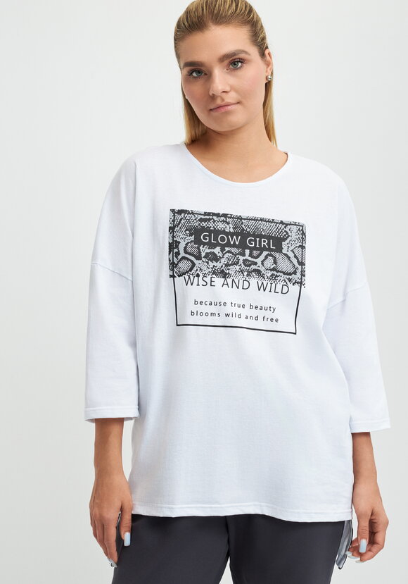 Лонгслив с принтом питон шир.  580, рис. 25