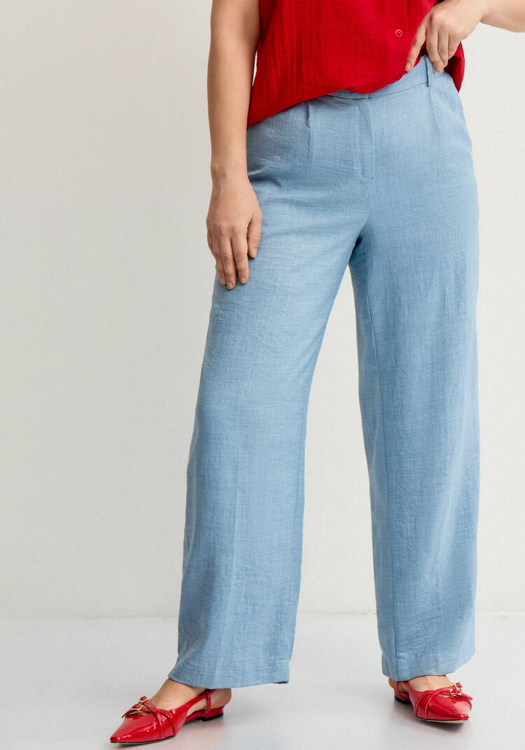 Брюки прямые со стрелками Оливия шир.  750, рис. 13