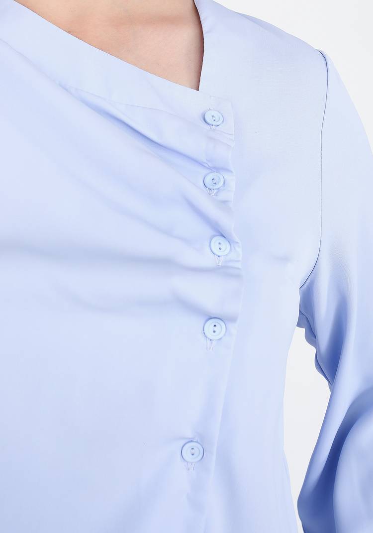 Блуза с драпировкой шир.  750, рис. 8