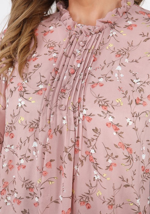 Блуза шифоновая Бриджит шир.  580, рис. 4