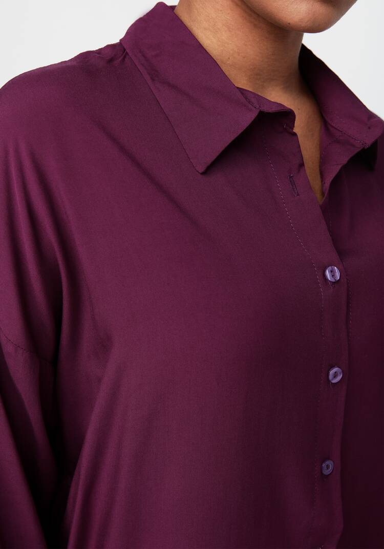 Рубашка свободного кроя с длинным рукавом шир.  750, рис. 21