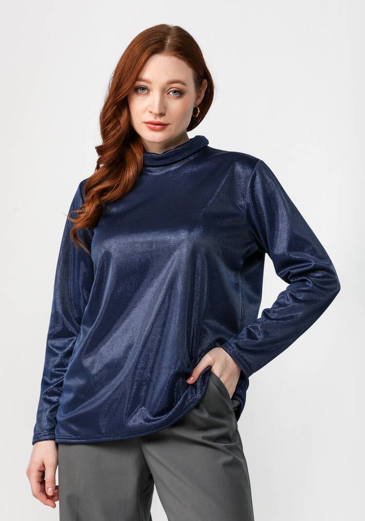 Водолазка с люрексом шир.  750, рис. 18