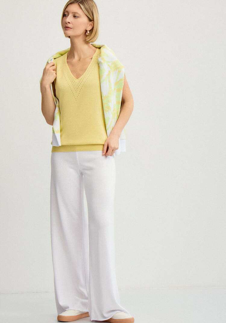 Брюки палаццо свободного кроя шир.  750, рис. 27