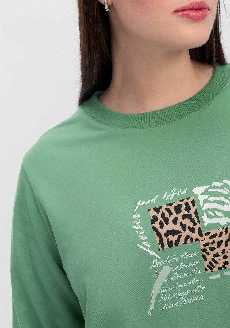 Комплект (брюки и свитшот с принтом) шир.  750, рис. 43