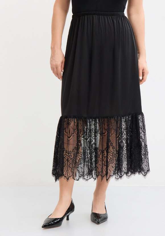 Нижняя юбка с кружевом шир.  580, рис. 5