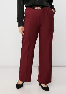 Брюки прямого кроя с комфортным поясом