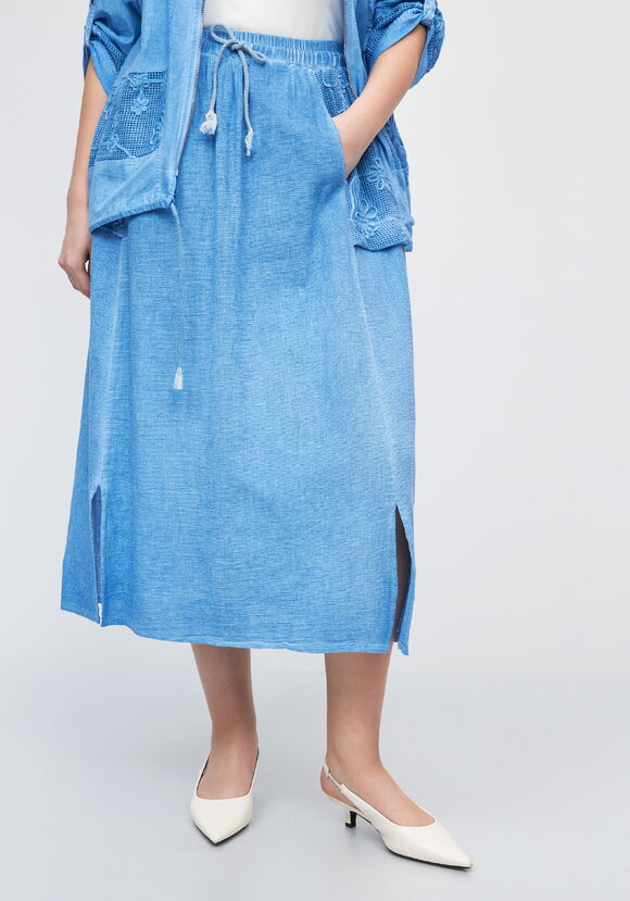 Юбка с фактурными карманами шир.  580, рис. 2