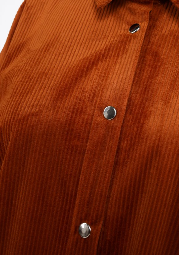 Платье-рубашка из крупного вельвета шир.  580, рис. 8