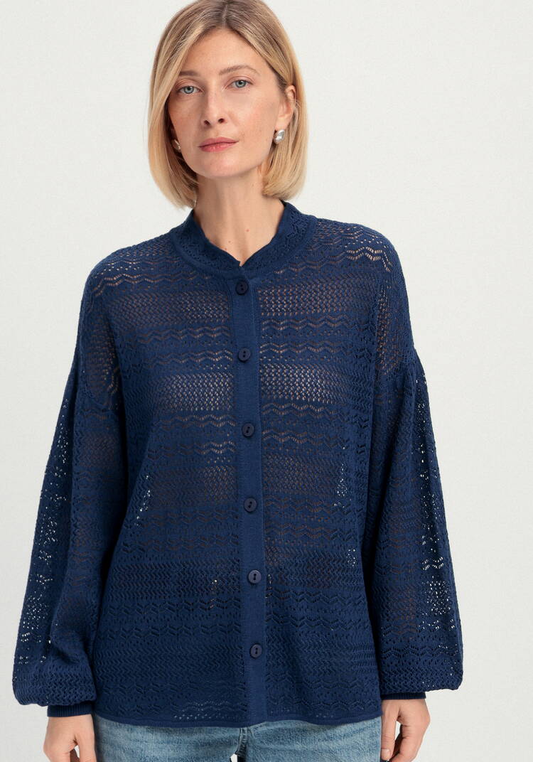 Блуза женская с пышным рукавом шир.  750, рис. 28