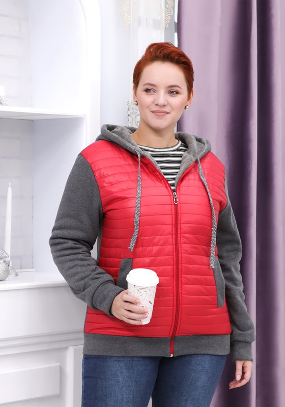 Бомбер Меховое очарование шир.  580, рис. 28