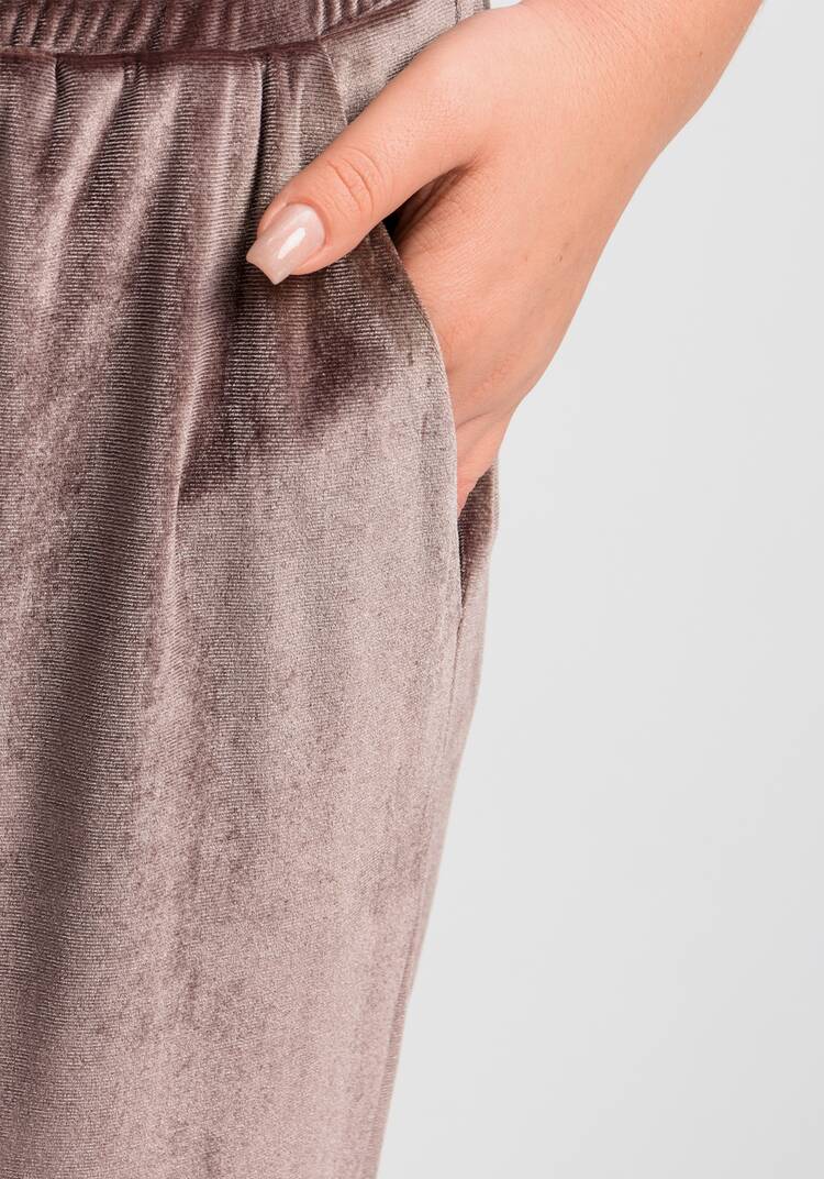 Брюки бархатные прямого кроя шир.  750, рис. 5