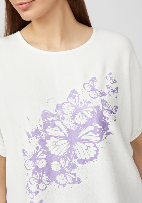 Комплект с ярким принтом на блузе шир.  580, рис. 31