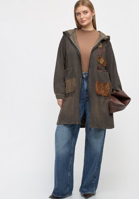 Джинсовая куртка Дыхание леса