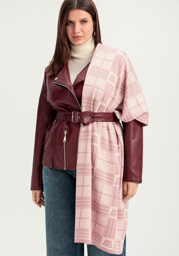 Палантин в клетку с монограммой шир.  580, рис. 18