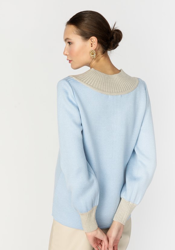 Джемпер женский с широким воротом шир.  580, рис. 2