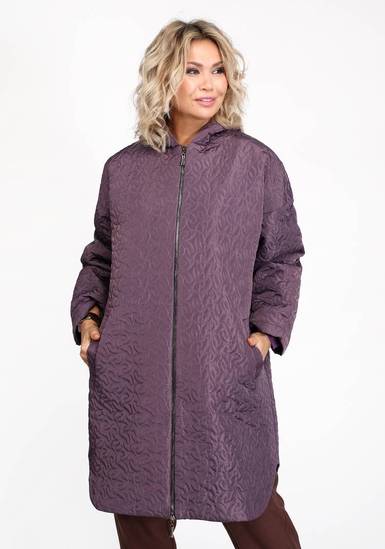 Пальто стеганое с застежкой-молнией шир.  750, рис. 9