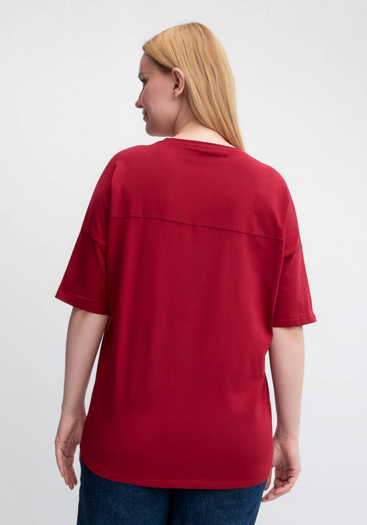 Футболка с принтом Зеленый цветок шир.  750, рис. 8