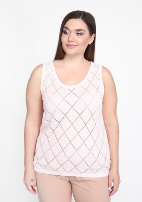 Топ ажурный ромбик