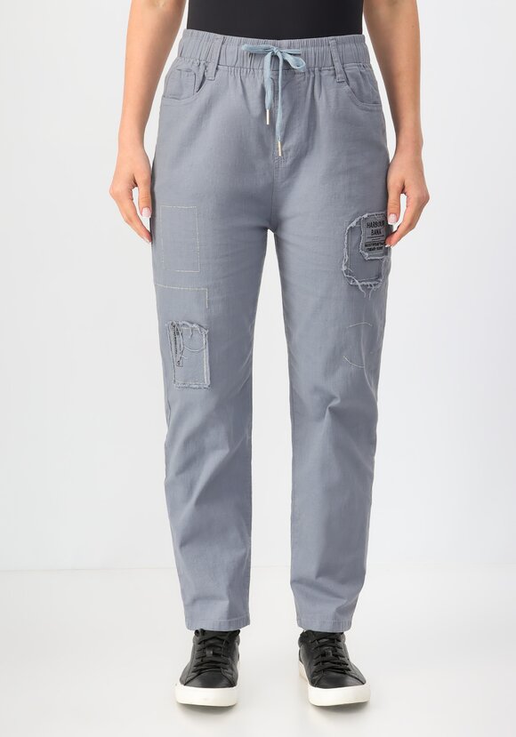 Брюки на резинке с декором шир.  580, рис. 23