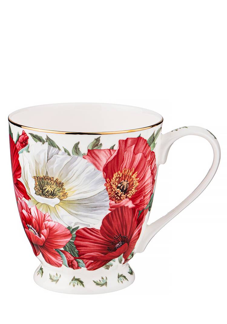 Набор из 2-х фарфоровых кружек Маки шир.  750, рис. 5