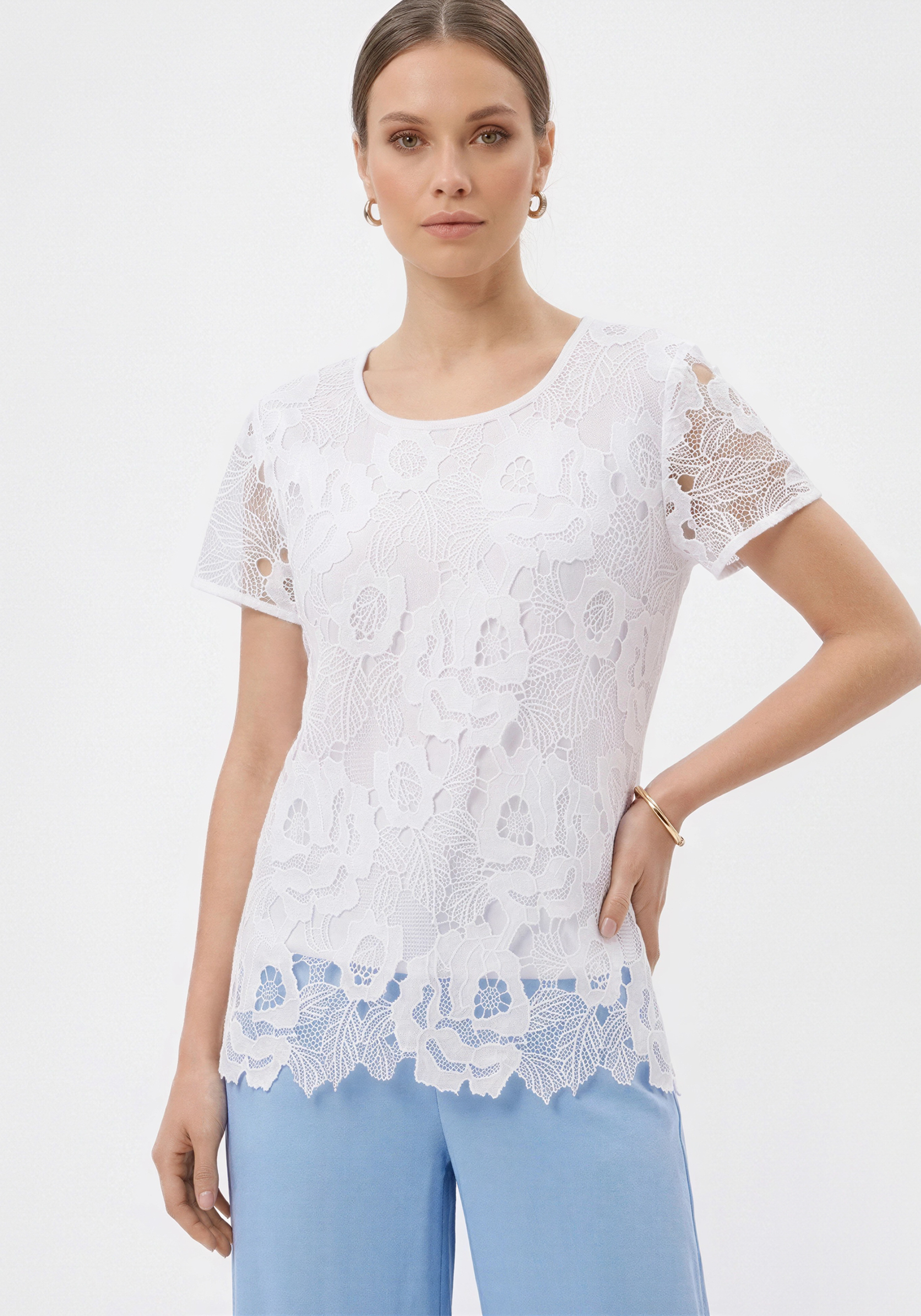 Блуза из кружева Французский шик