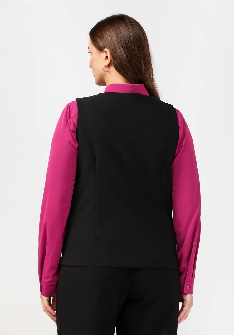 Жилет классический на пуговицах шир.  750, рис. 16