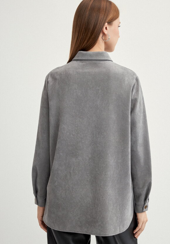 Блуза утепленная на пуговицах шир.  580, рис. 12