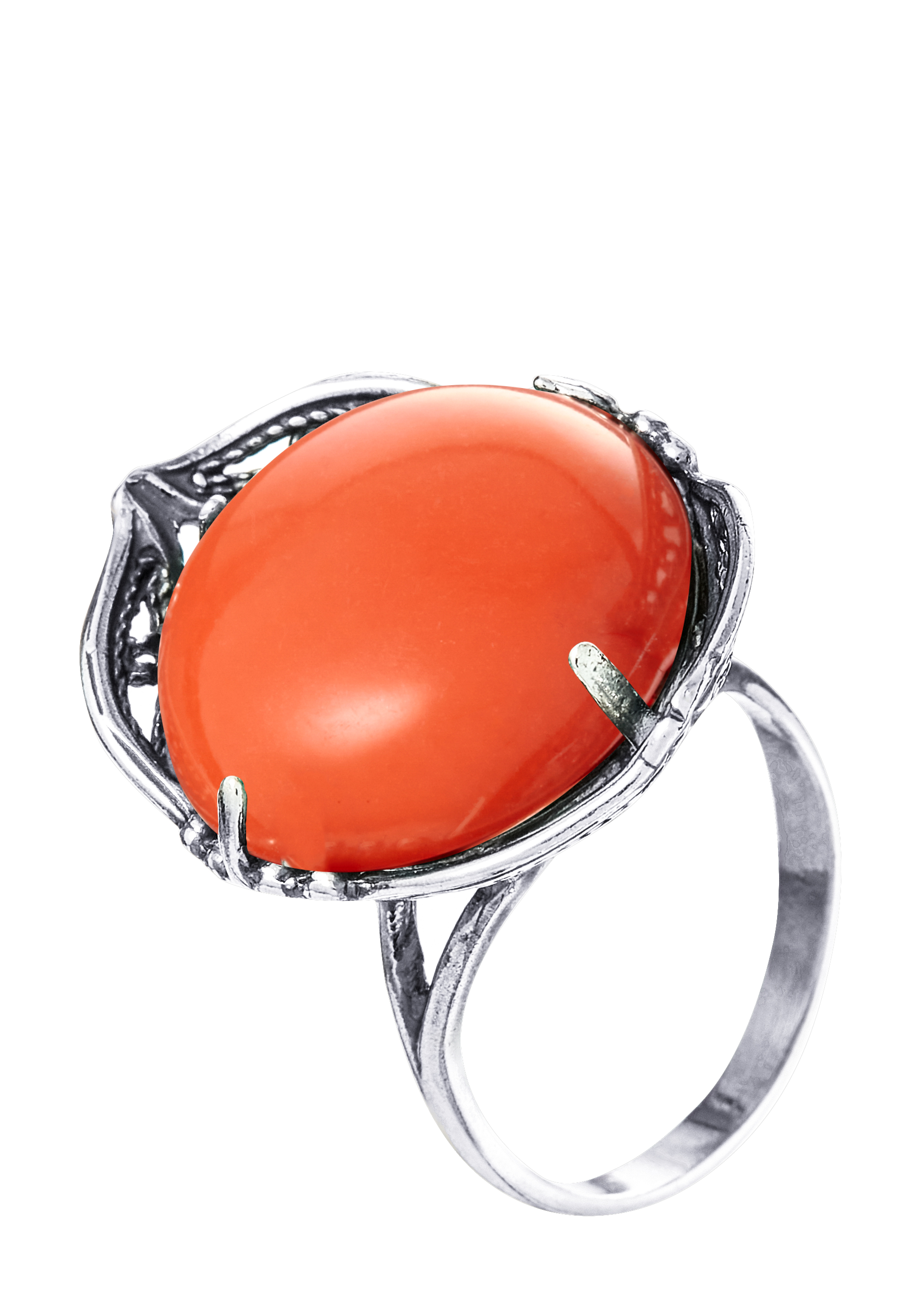 Комплект «Древний эпос» Silver Star, цвет оранжевый, размер 18 перстень - фото 4