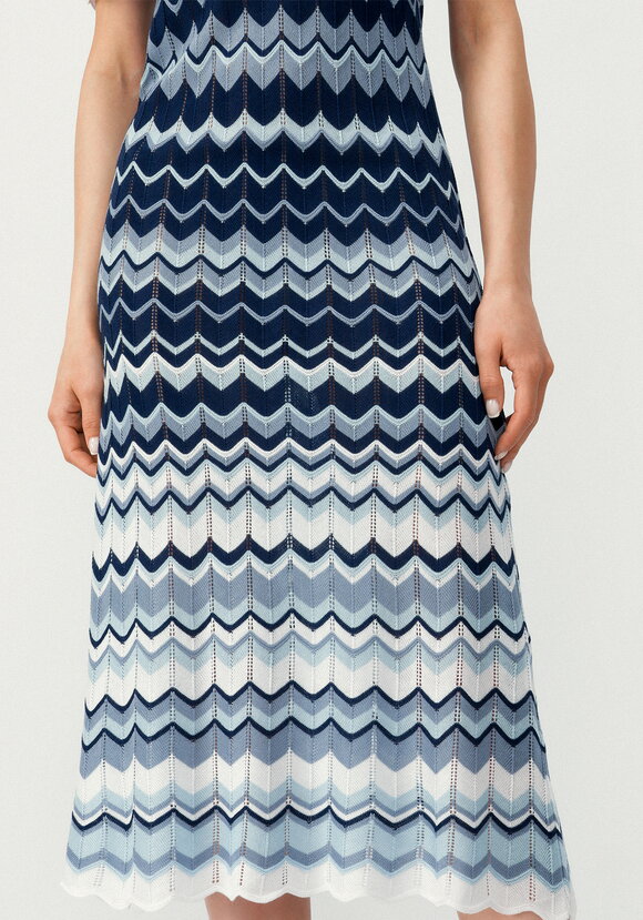 Платье с рисунком морской волны шир.  580, рис. 6