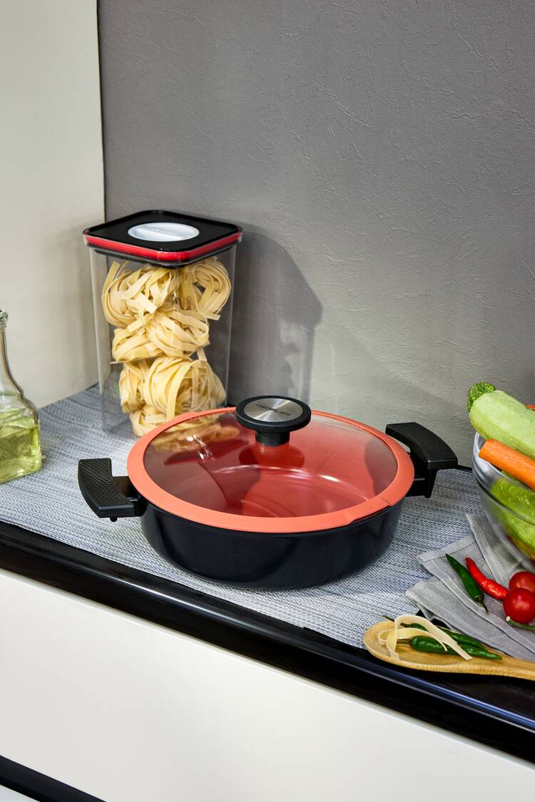 Жаровня со стеклянной крышкой Де Шеф шир.  750, рис. 10