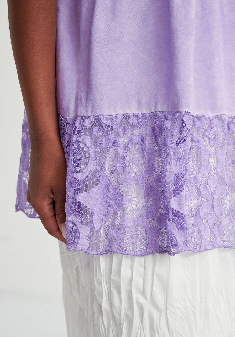 Туника ярусная кружевная шир.  750, рис. 16