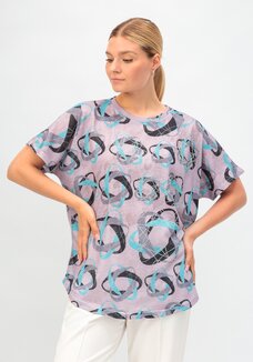 Футболка со стразами Фиби