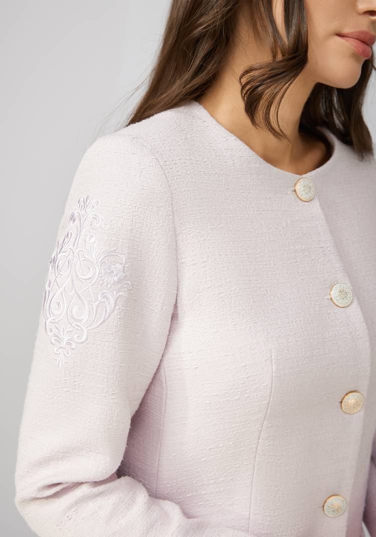 Жакет с вышивкой на рукаве шир.  750, рис. 6