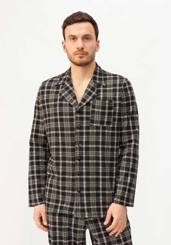 Пижама мужская в клетку шир.  580, рис. 3