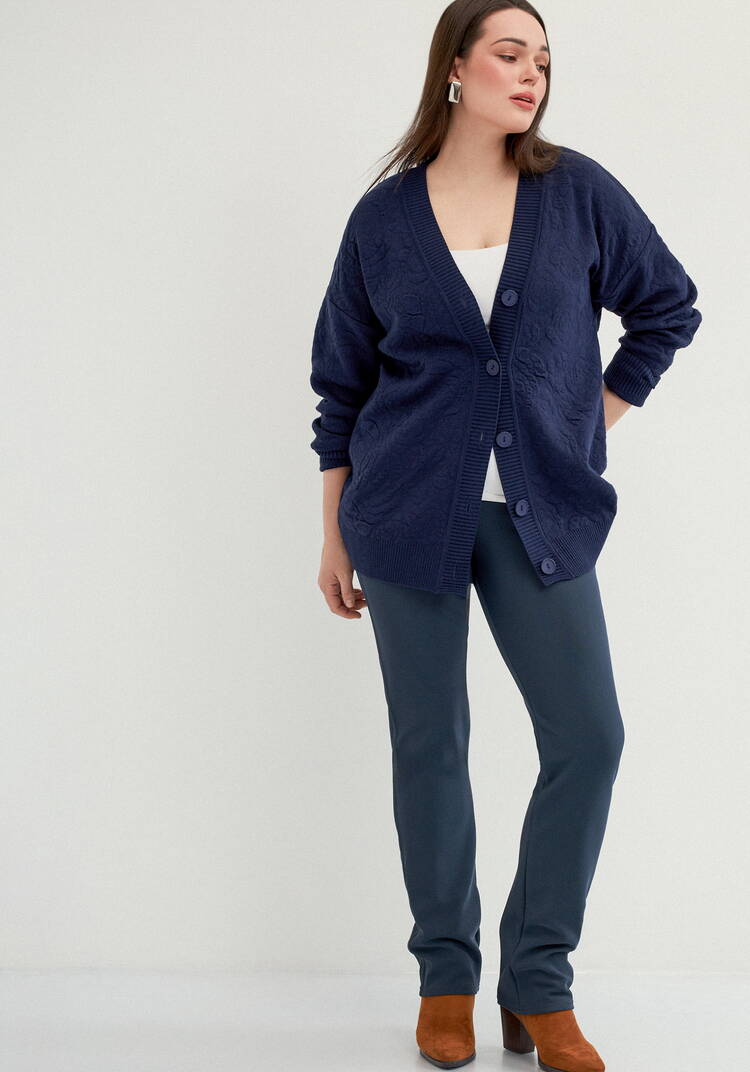 Брюки-утяжка прямые шир.  750, рис. 29