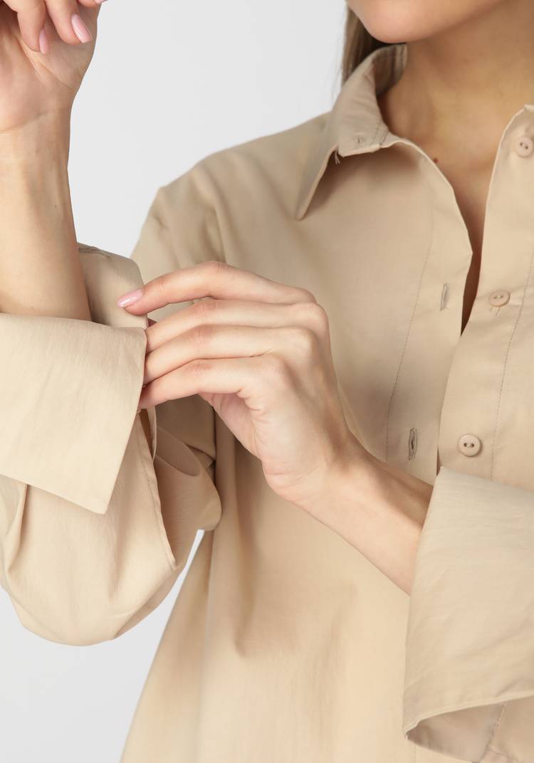 Рубашка с объемным манжетом шир.  750, рис. 20