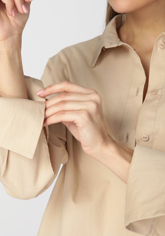 Рубашка с объемным манжетом шир.  580, рис. 20