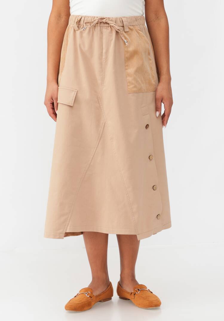 Юбка оригинального кроя с резинкой на поясе шир.  750, рис. 4