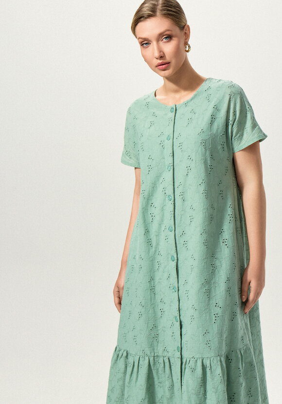 Платье ажурное с цельнокроеным рукавом шир.  580, рис. 32