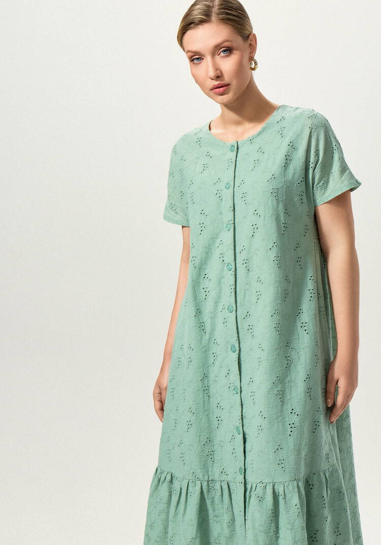 Платье ажурное с цельнокроеным рукавом шир.  750, рис. 32