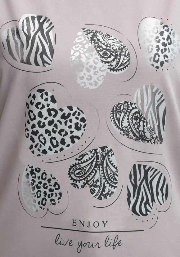 Блуза с принтом Сердца шир.  580, рис. 23