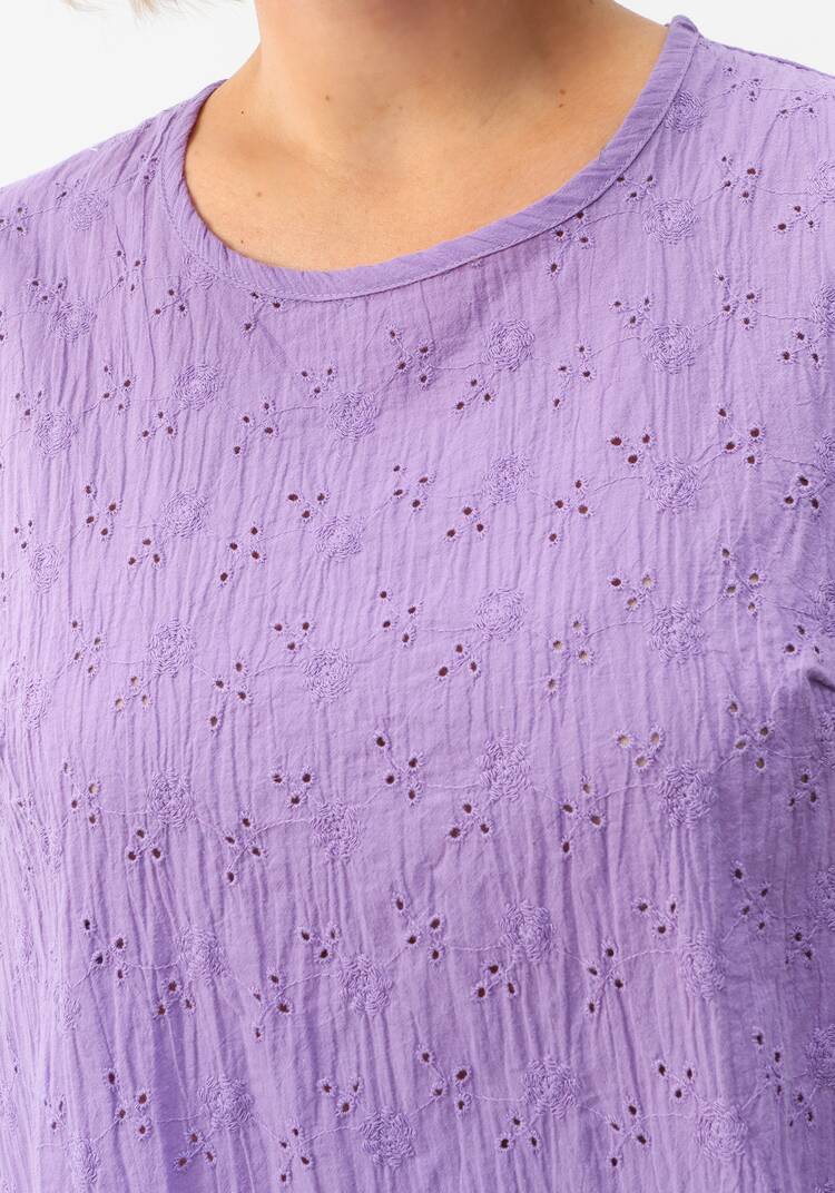 Майка ажурная из шитья с круглым вырезом шир.  750, рис. 21