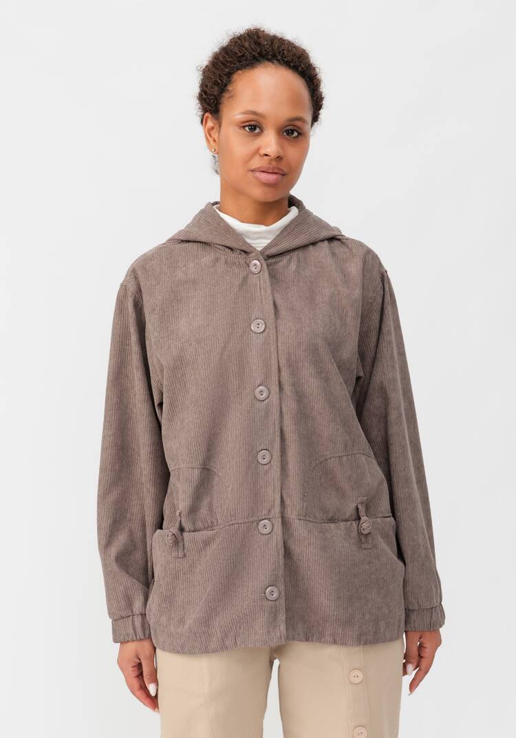 Ветровка из вельвета с капюшоном шир.  750, рис. 24