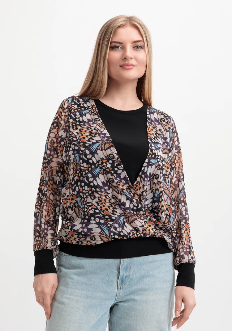 Блуза Африканская история шир.  750, рис. 10