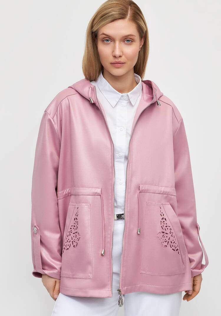 Ветровка с ажурным узором на карманах шир.  750, рис. 9