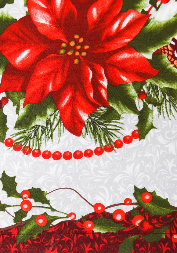 Скатерть жаккард с дорожкой Новогодняя шир.  580, рис. 5