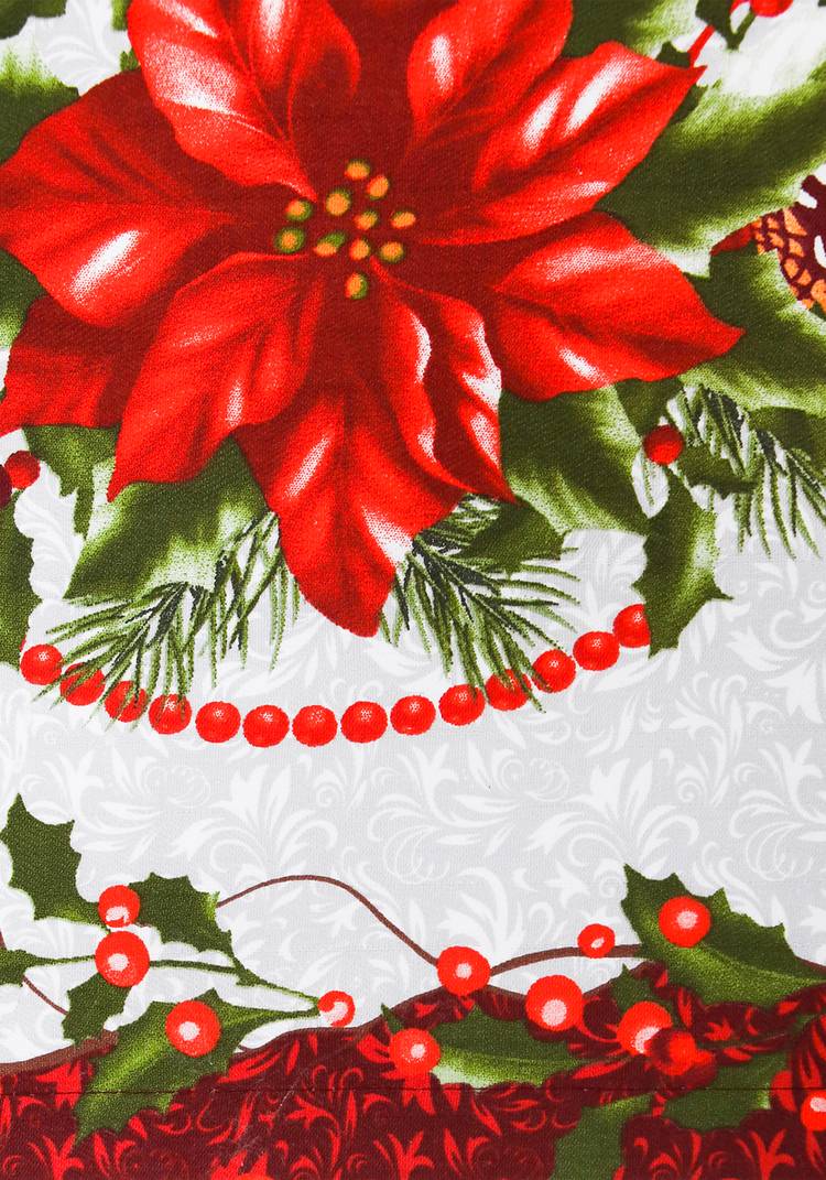 Скатерть жаккард с дорожкой Новогодняя шир.  750, рис. 5