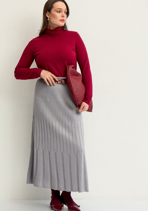 Юбка с фигурными складками шир.  580, рис. 6